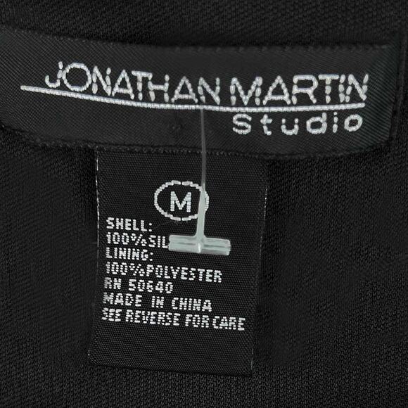 Jonathan Martin 100% Silk Floral Top Size Medium - Picture 2 of 11